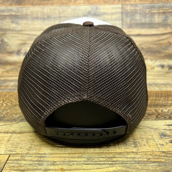 Washington Wizards Mens Trucker Hat Brown Snapback Basketball Baseball Cap - Picture 5 of 8